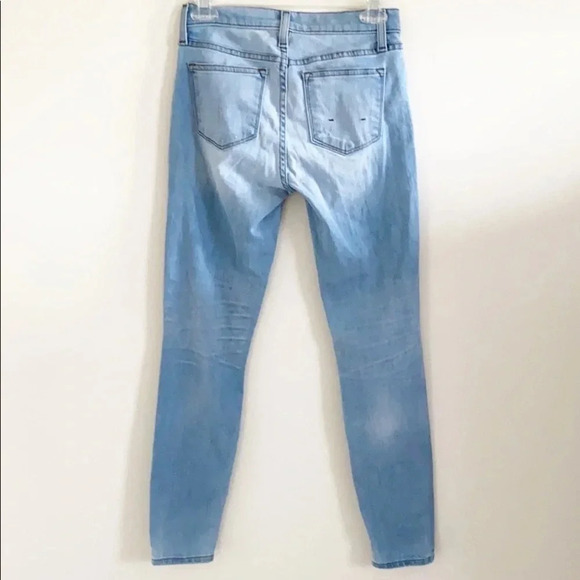 J.Crew Light Distressed Toothpick Skinny Jeans - Picture 7 of 10